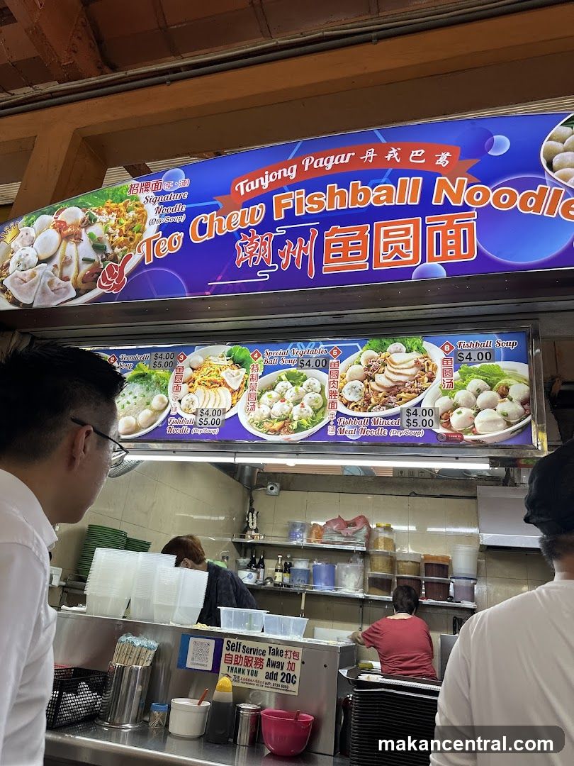 Teo Chew Fishball Noodle Menu