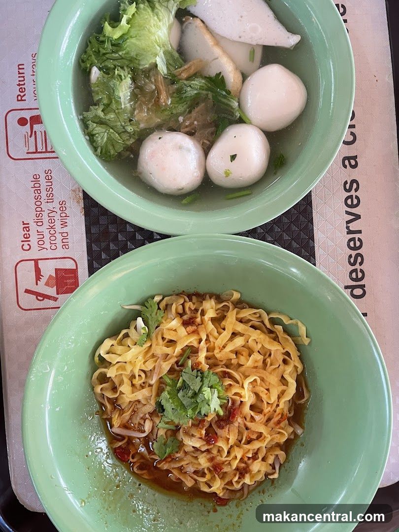 Noodles and Fishball Soup