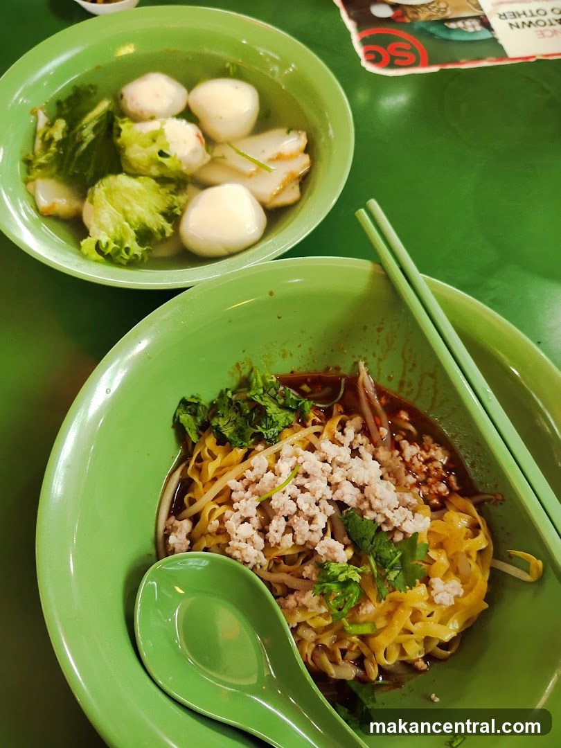 Noodles and Fishball Soup