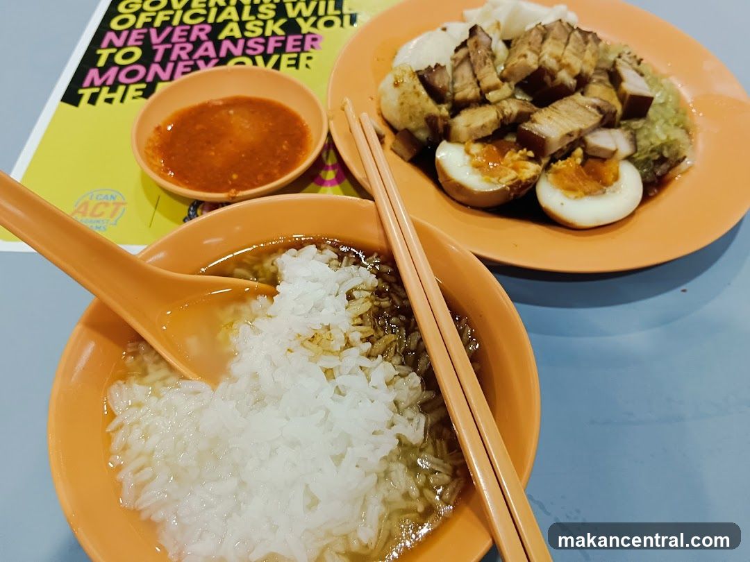 Braised Pork Rice with Eggs