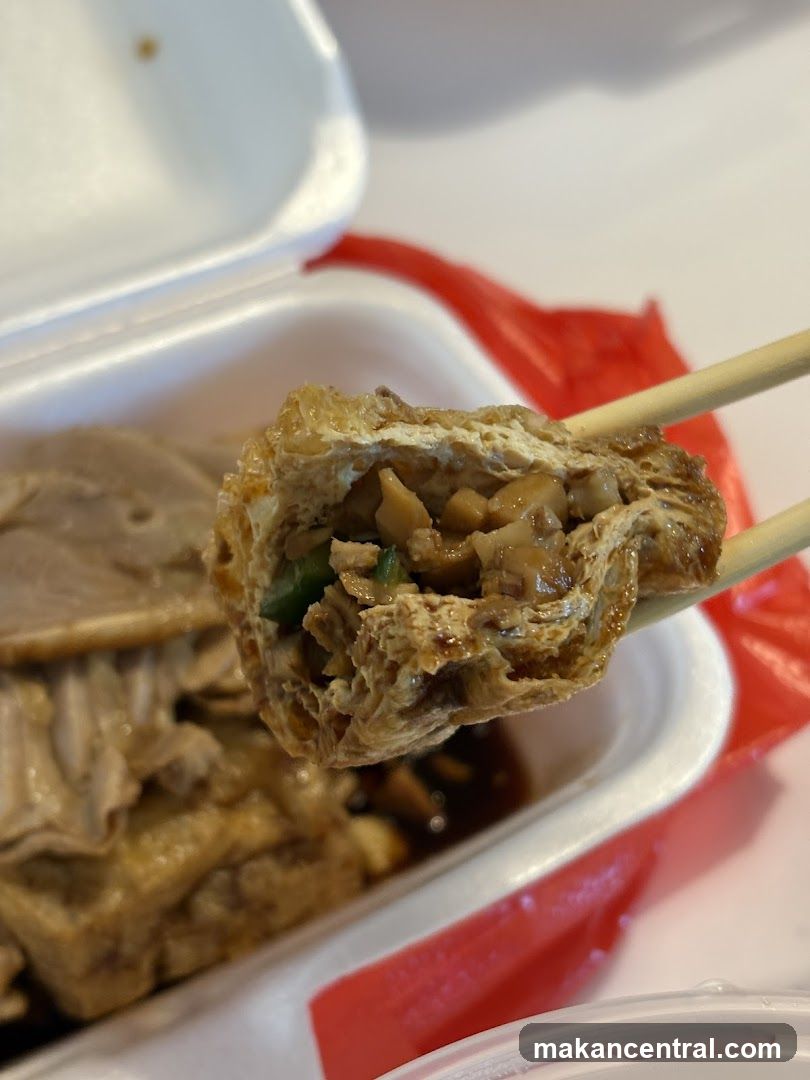 Stuffed Tofu Skin with Meat Filling