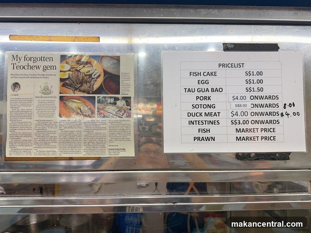 Newspaper clipping and pricelist