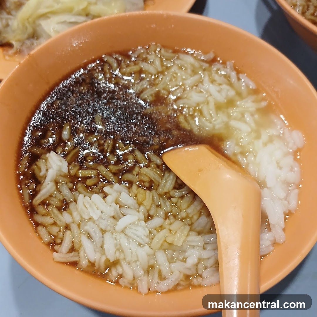 Rice with Dark Sauce