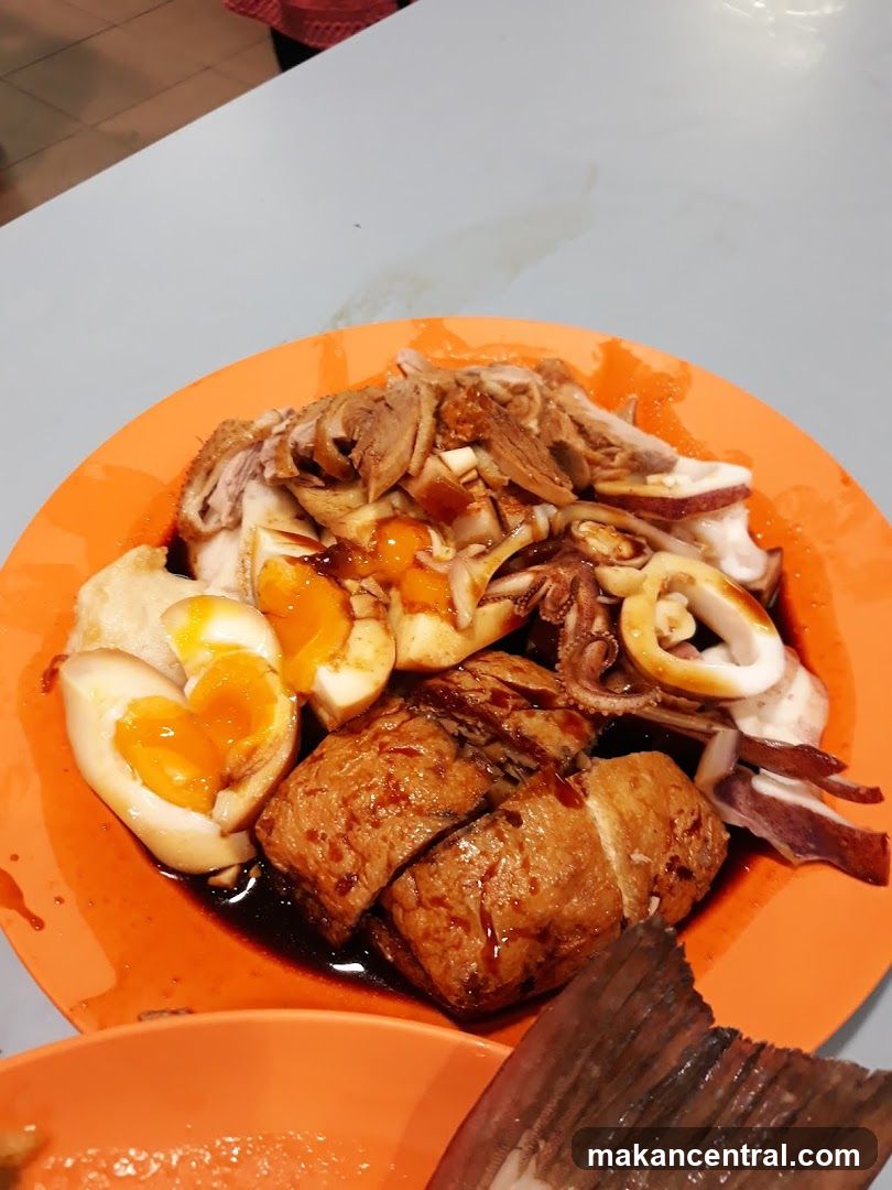 Braised Duck and Squid Platter
