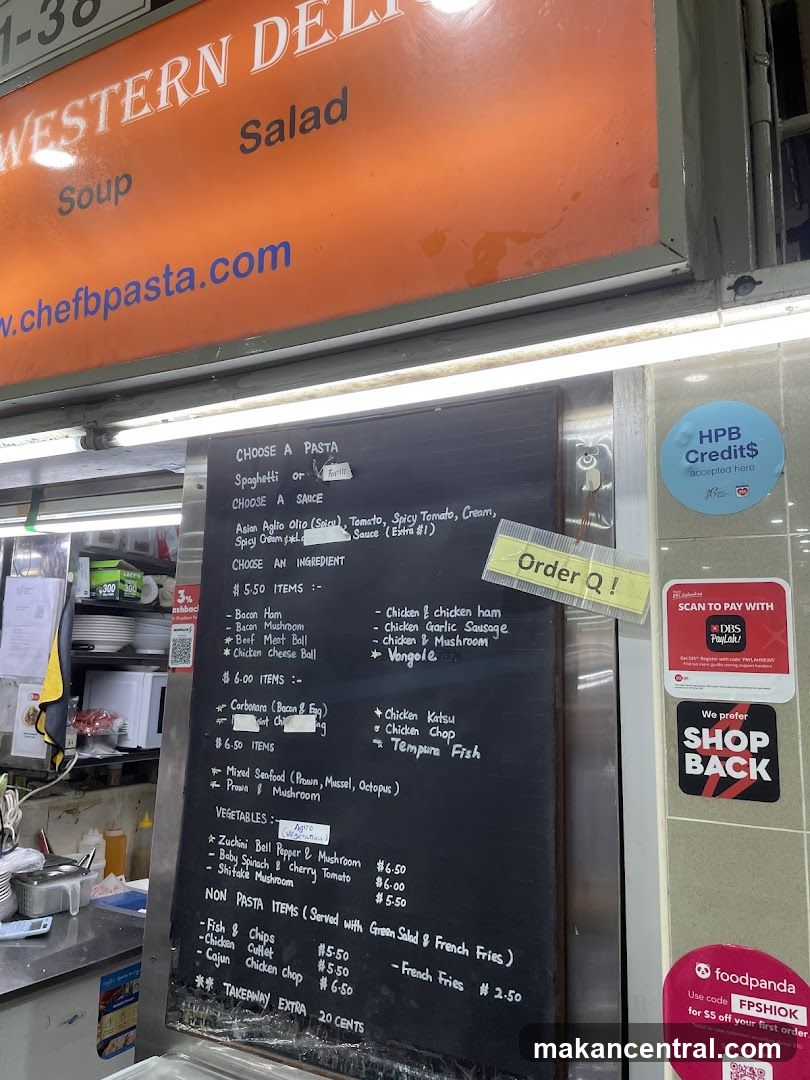 Western Deli Menu