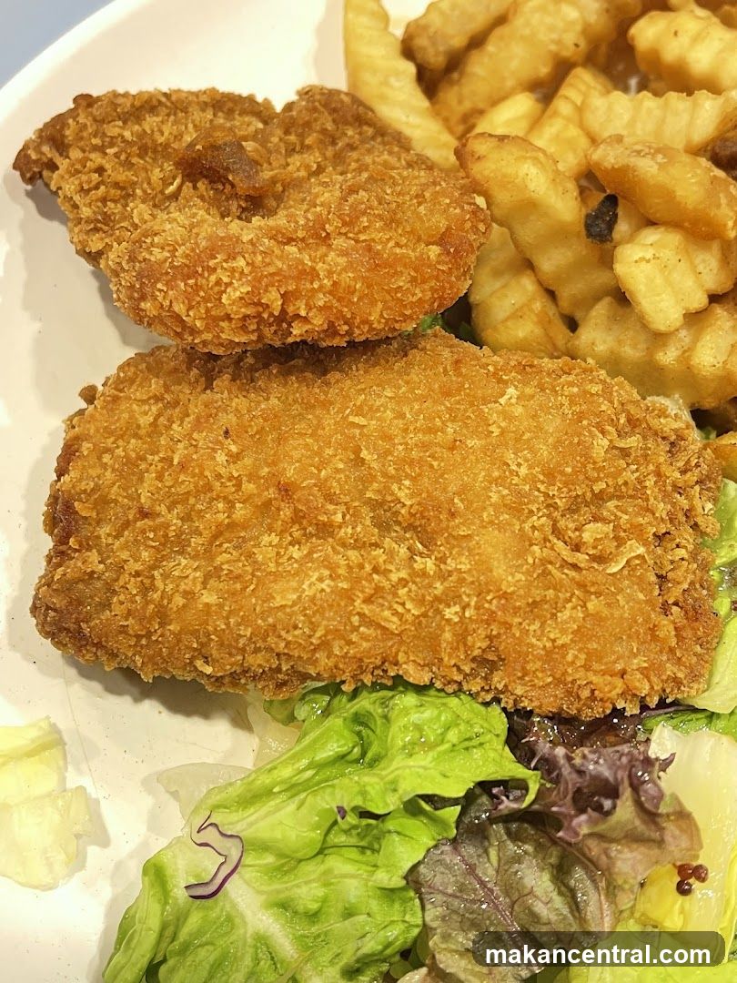 Fried Chicken and Fries