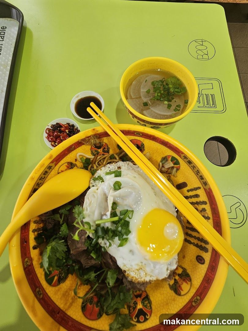 Noodles with Beef and Egg