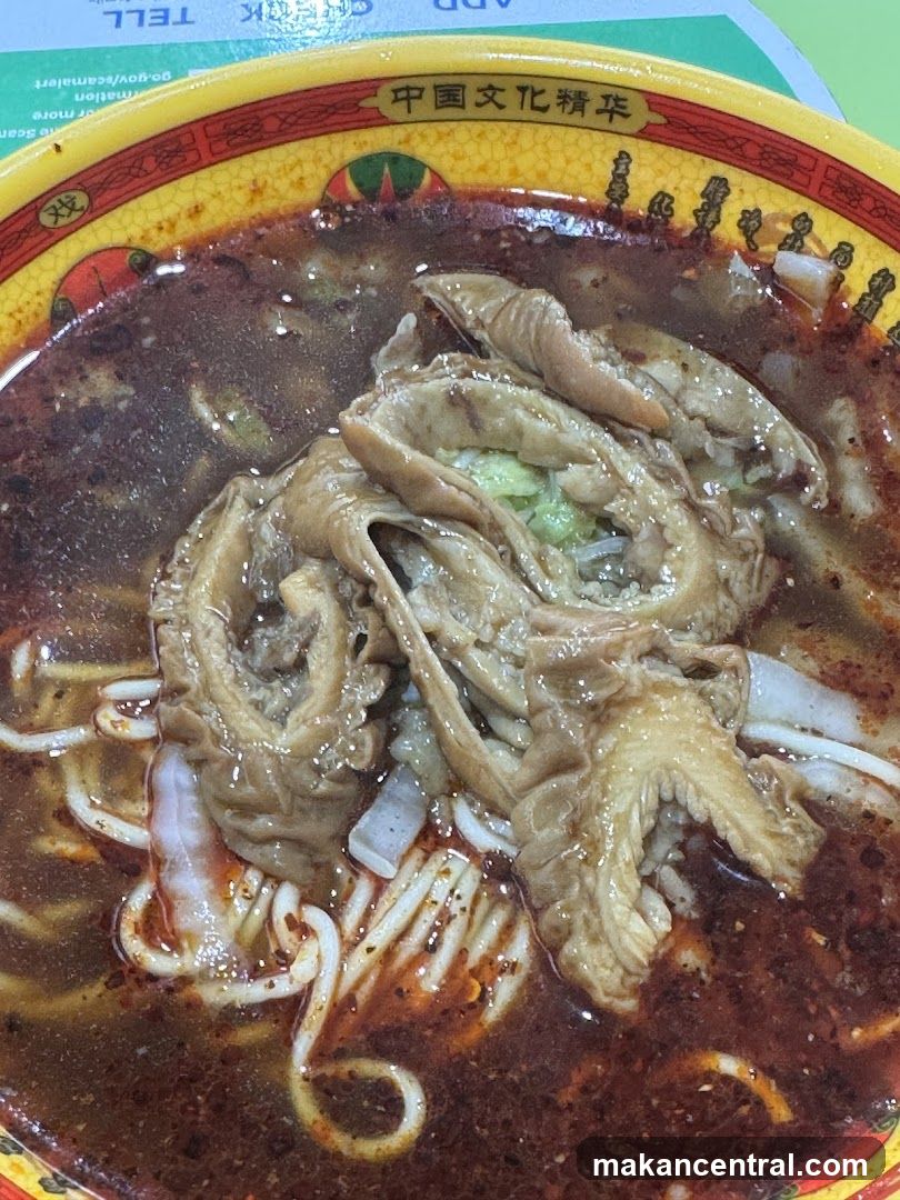 Noodle Soup with Intestines