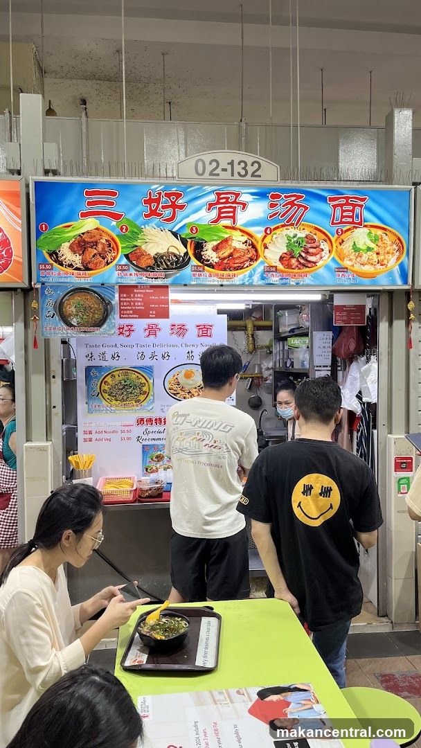 Food Stall with Noodle Dishes