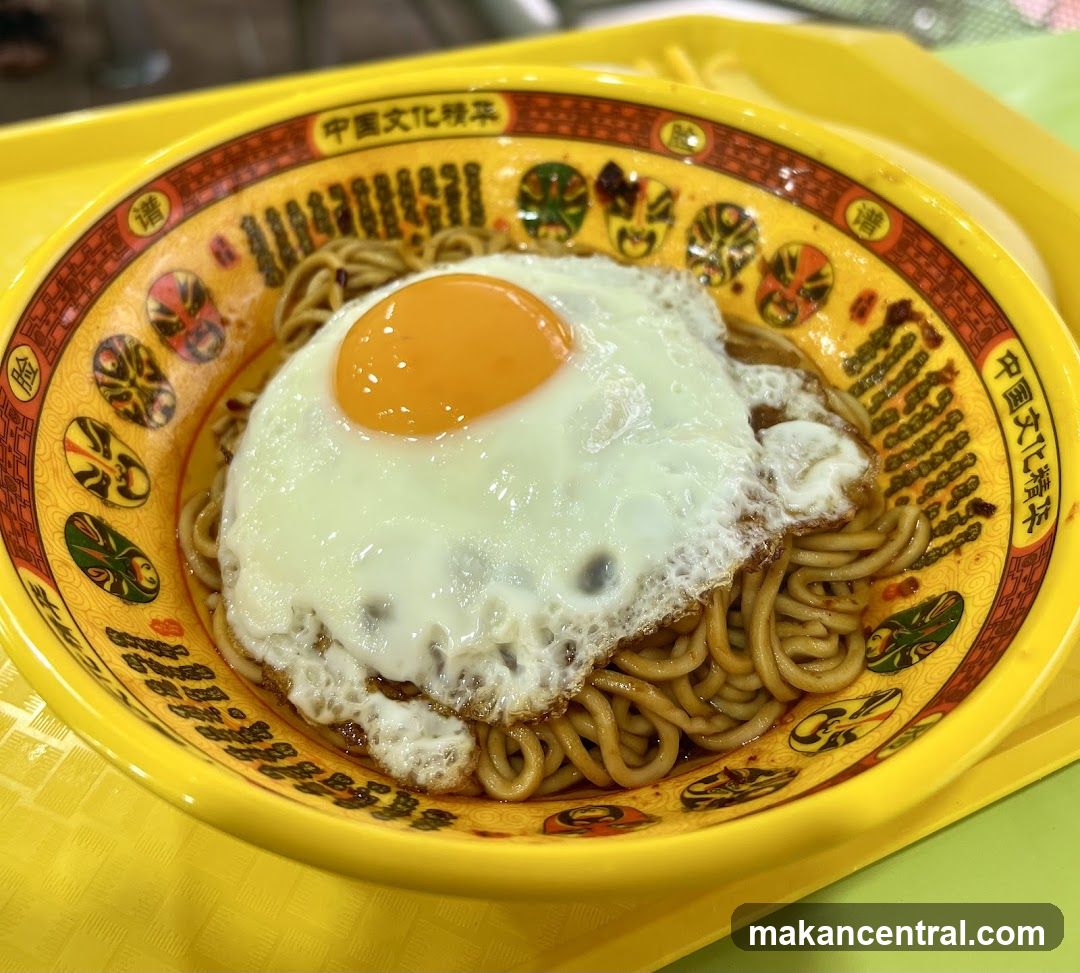 Noodles with Fried Egg