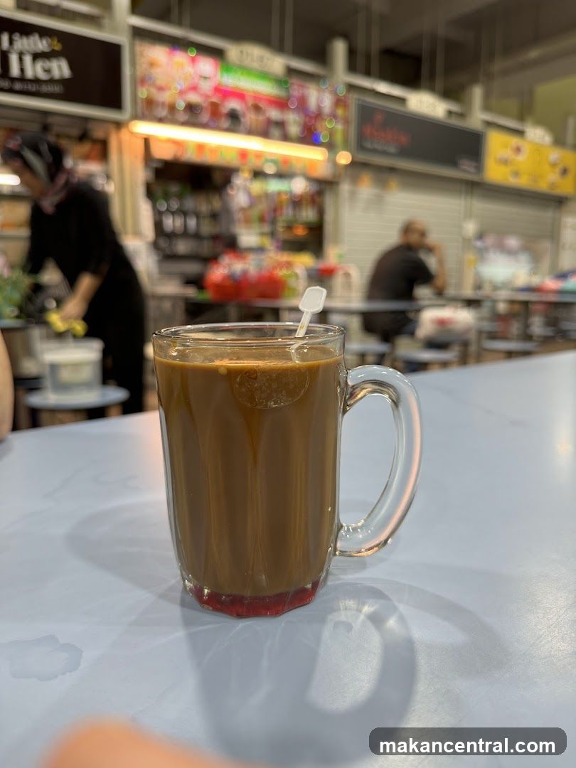Iced Coffee in a Glass Mug
