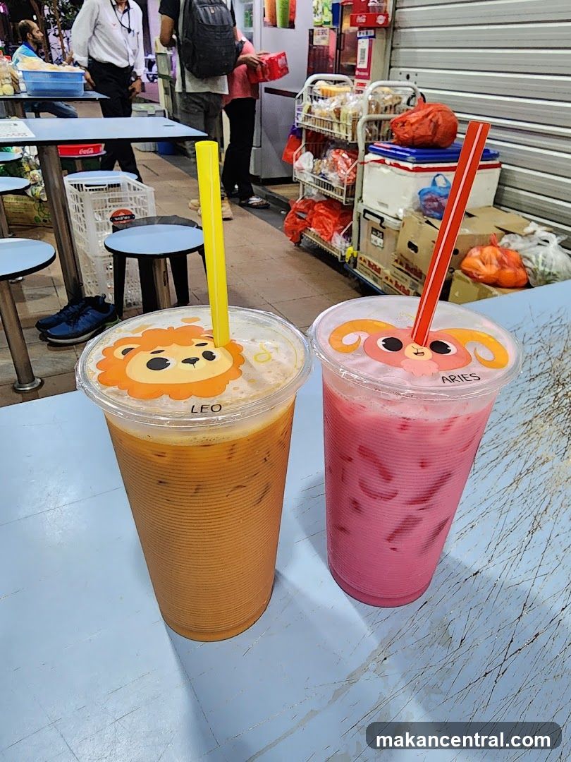 Two Zodiac-Themed Bubble Teas