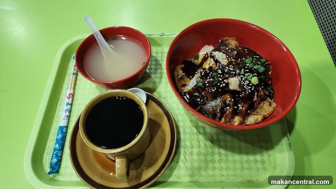 Meal with Soup and Coffee