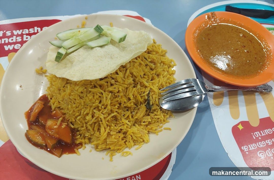 Biryani with Curry and Sides