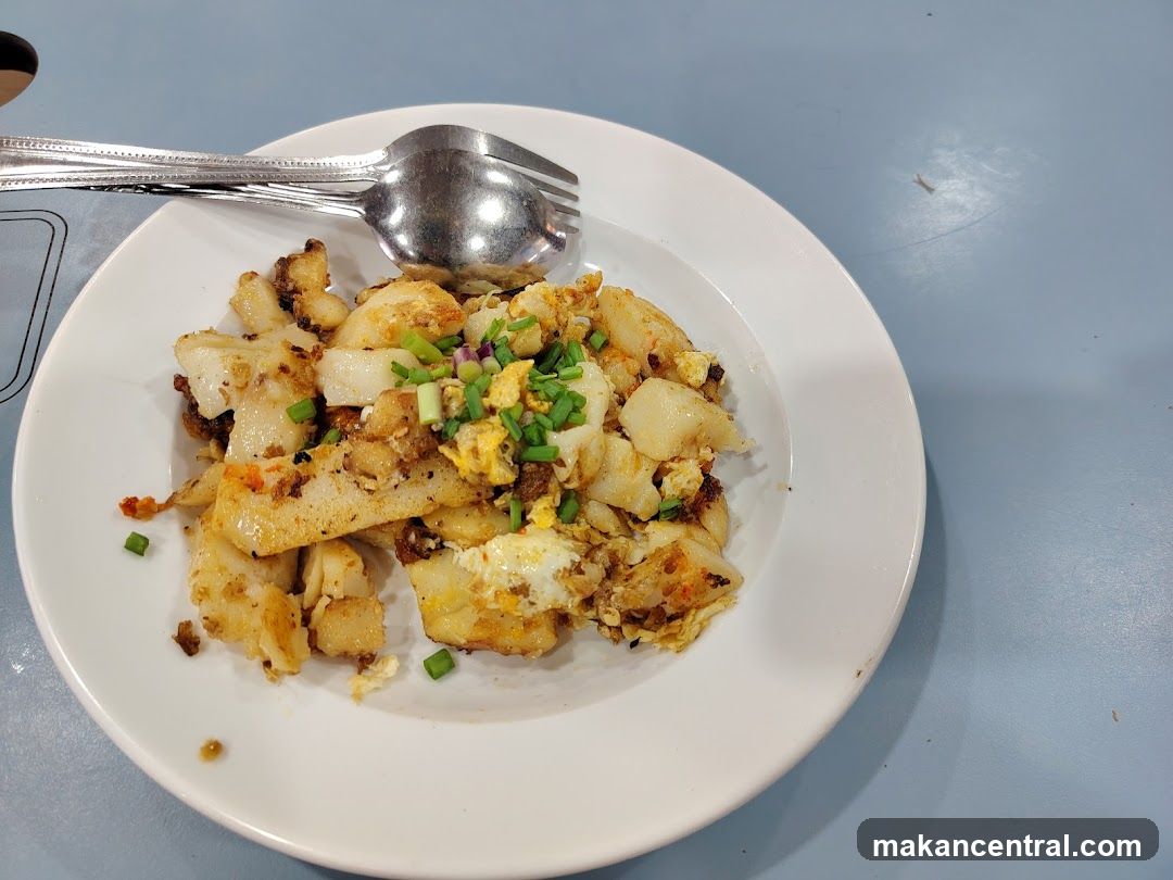 Cai Bao Fried Carrot Cake