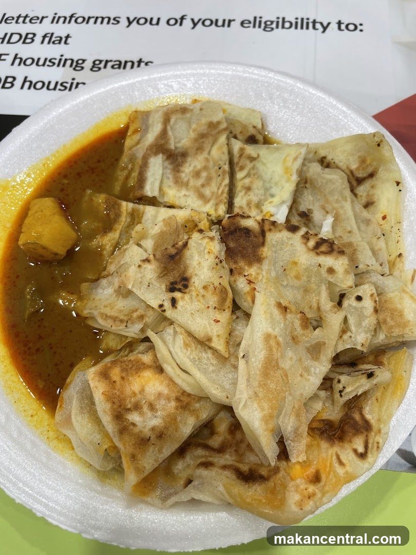 Roti Canai with Curry