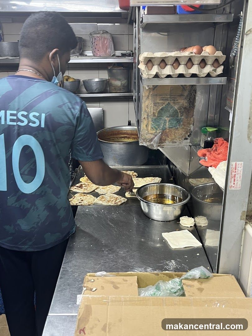 Cook preparing food