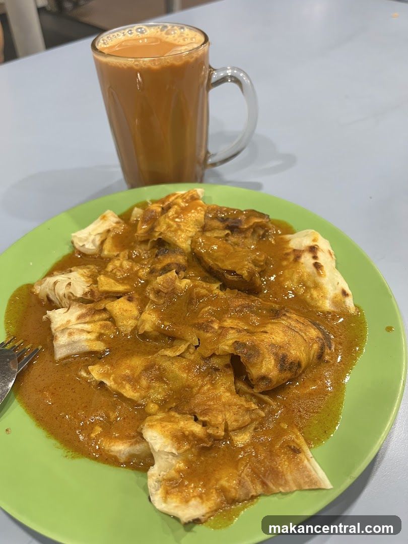Roti Canai with Teh Tarik