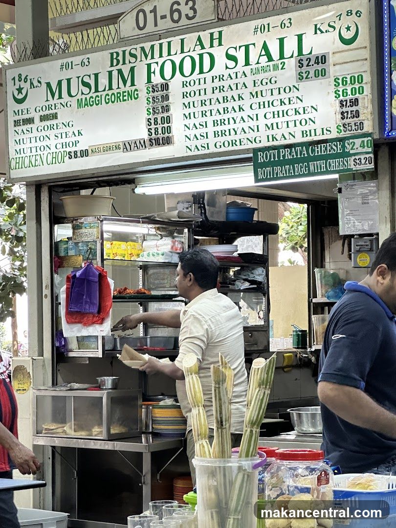 Bismillah Muslim Food Stall Menu