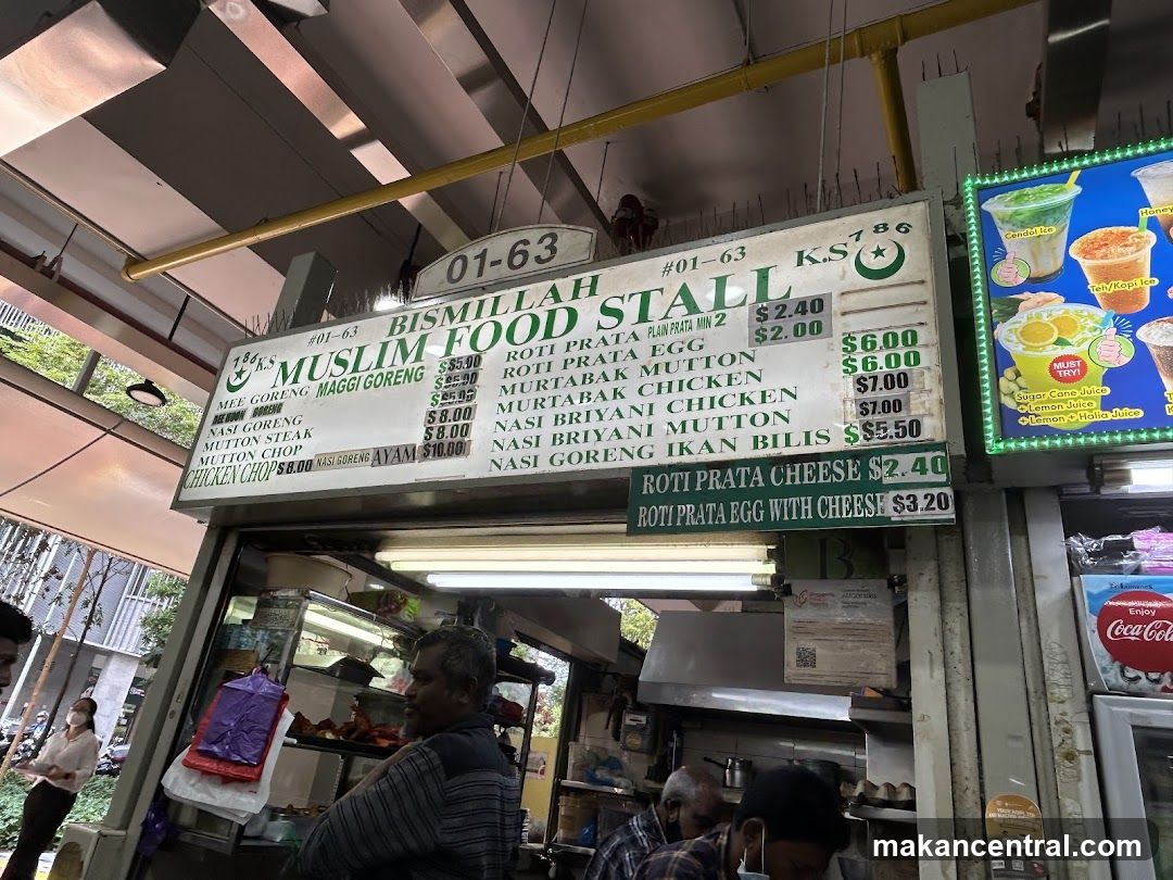 Bismillah Muslim Food Stall Menu