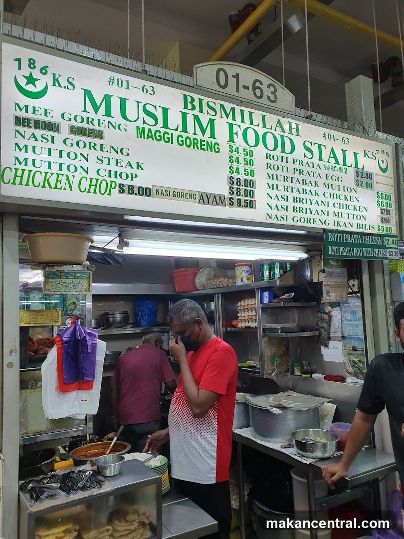 Muslim Food Stall Menu