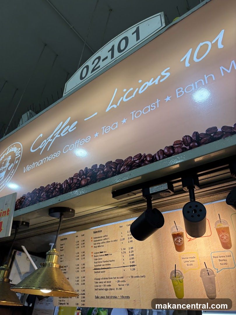 Licious 101 Menu