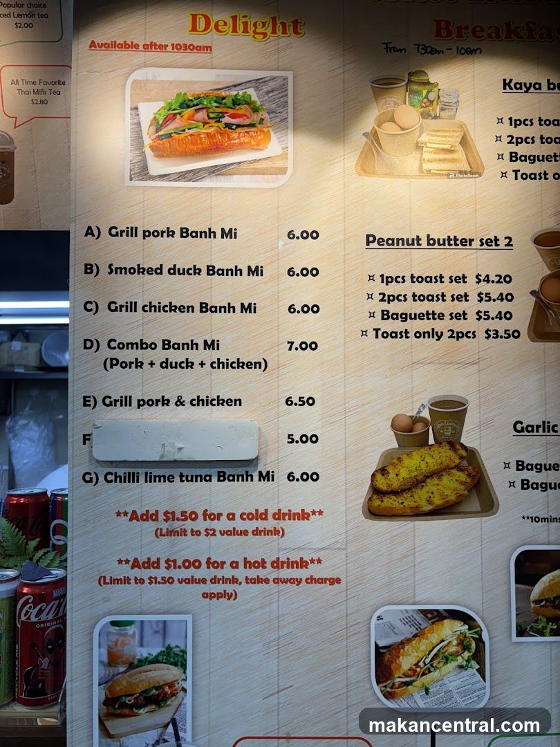 Delight Menu
