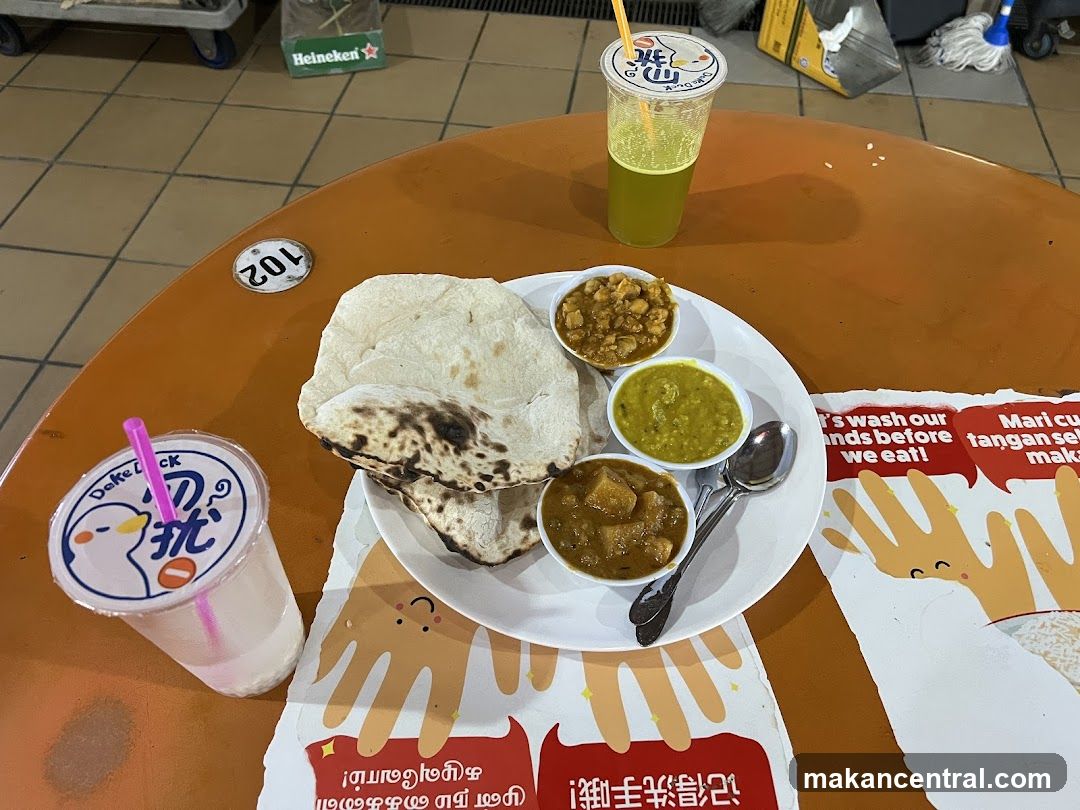 Indian Food Platter with Drinks