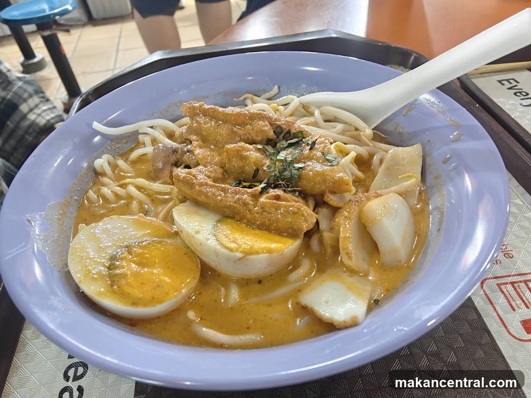 Laksa with Egg and Tofu