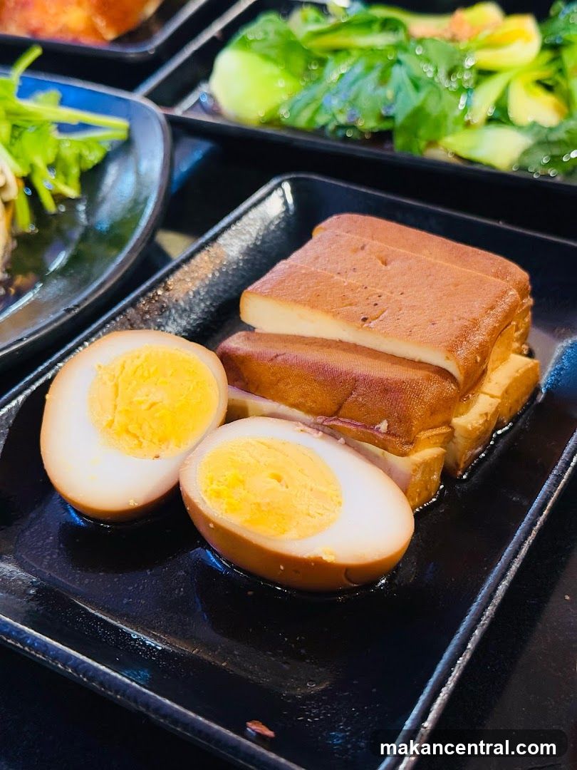 Braised Eggs and Tofu