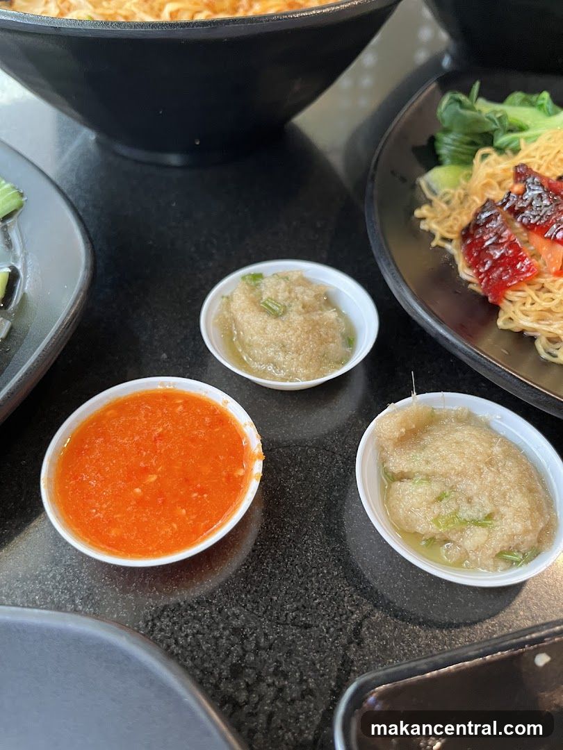 Dipping Sauces and Noodles