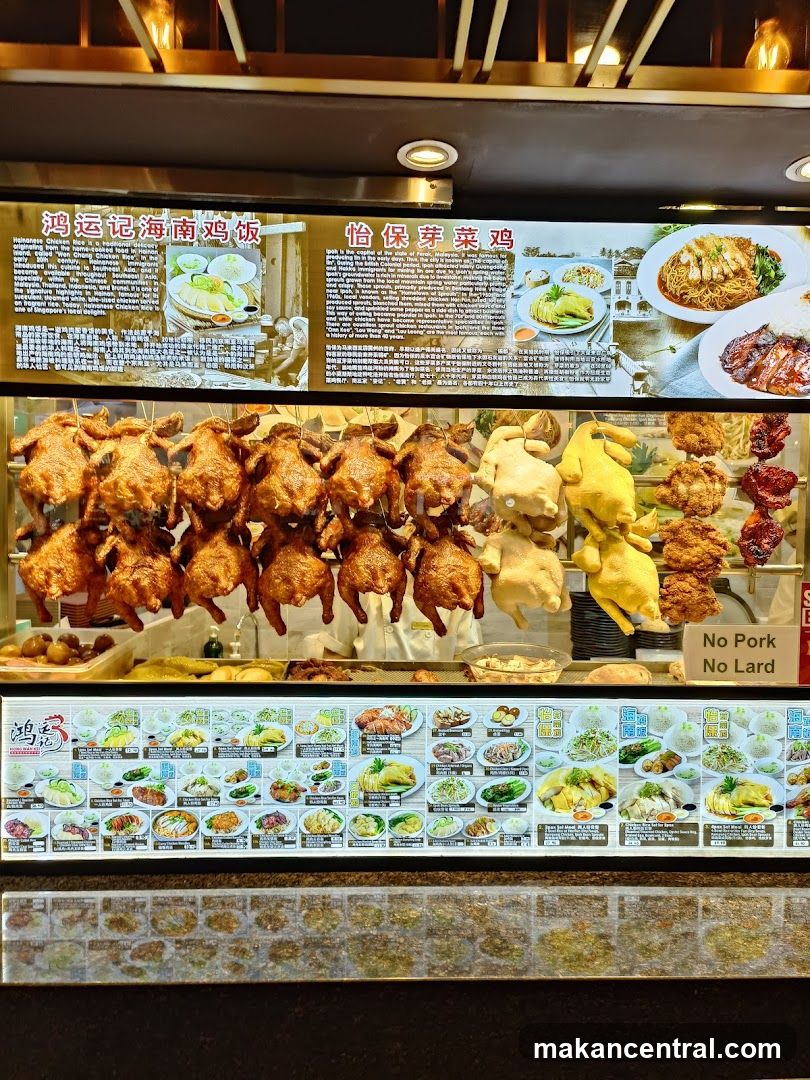 Hainanese Chicken Rice and Roasted Meats Stall