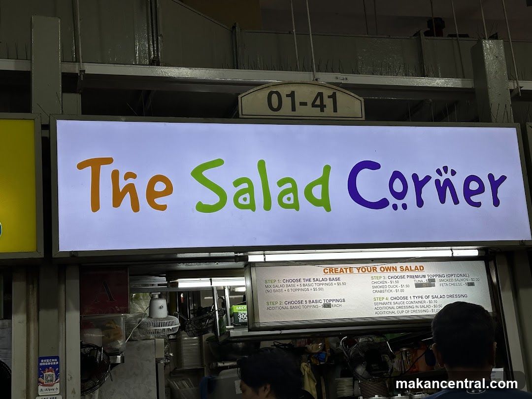 The Salad Corner Menu