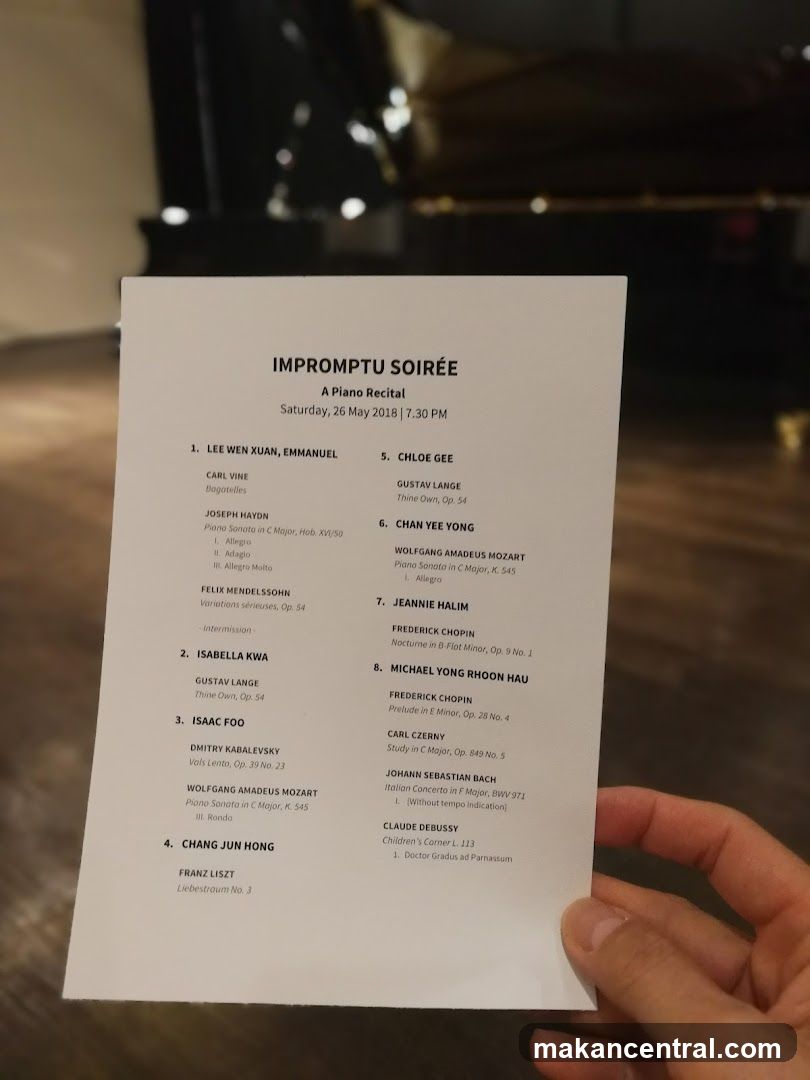 Impromptu Soirée A Piano Recital