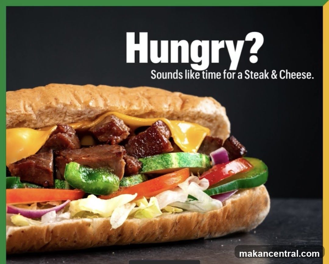 Steak & Cheese Sub Advertisement