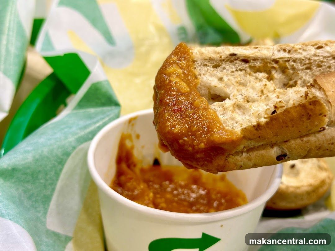 Subway Sandwich and Sauce