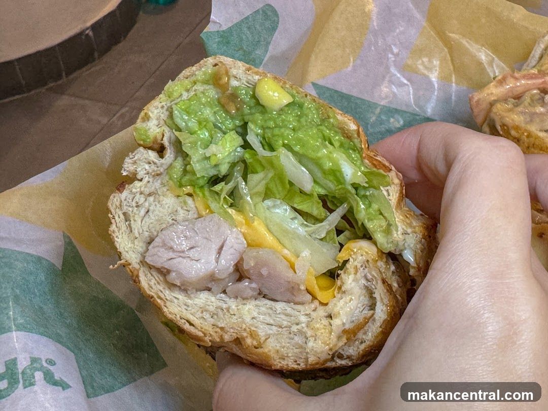 Sandwich with Lettuce and Cheese
