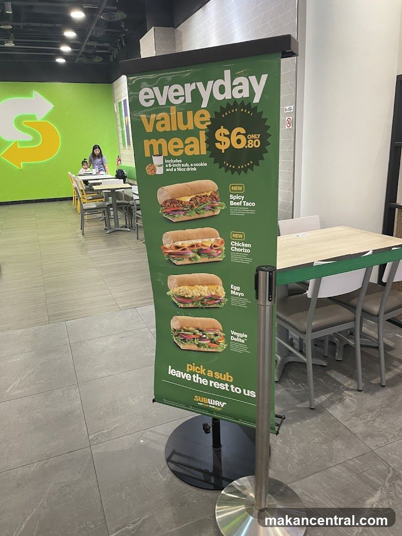 Subway Everyday Value Meal Banner