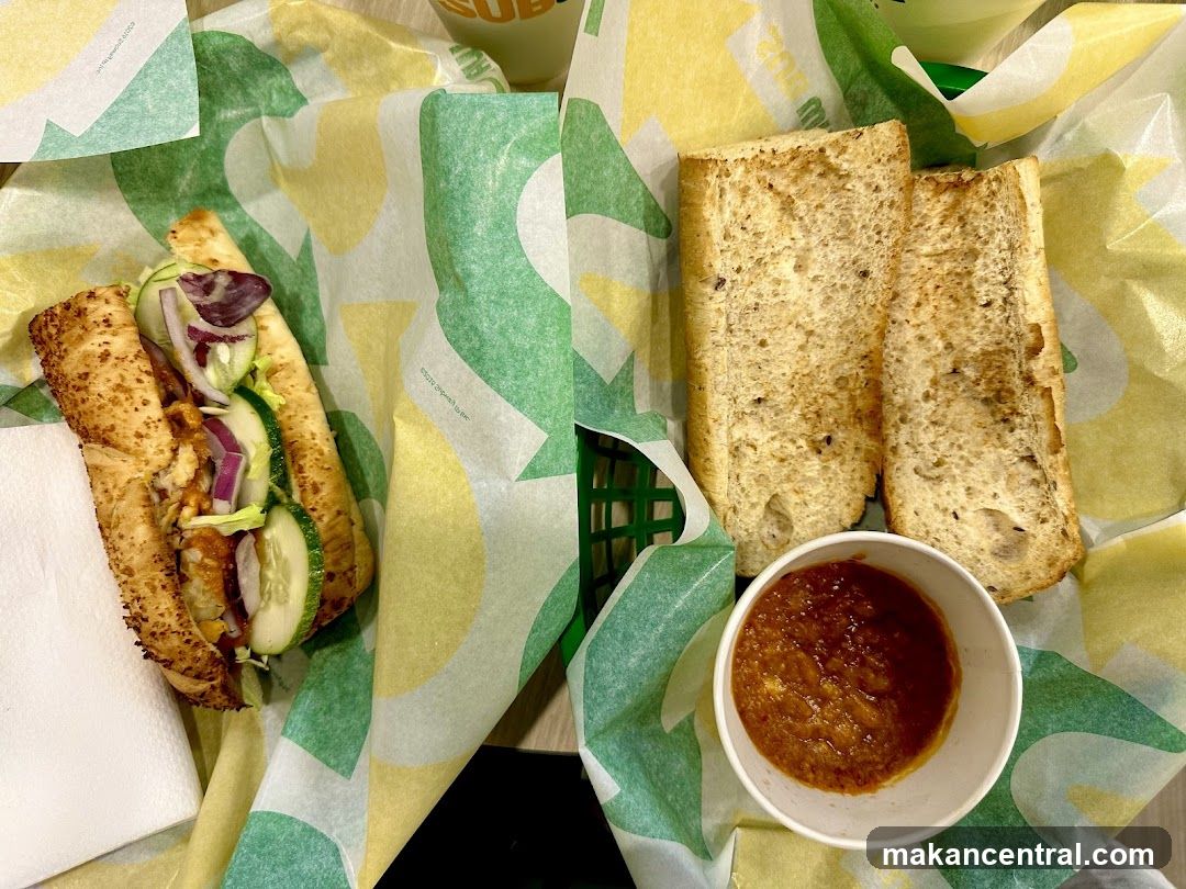 Subway Sandwich and Bread