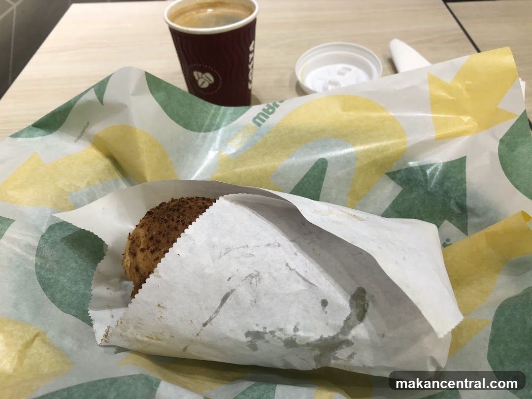 Subway Sandwich and Coffee