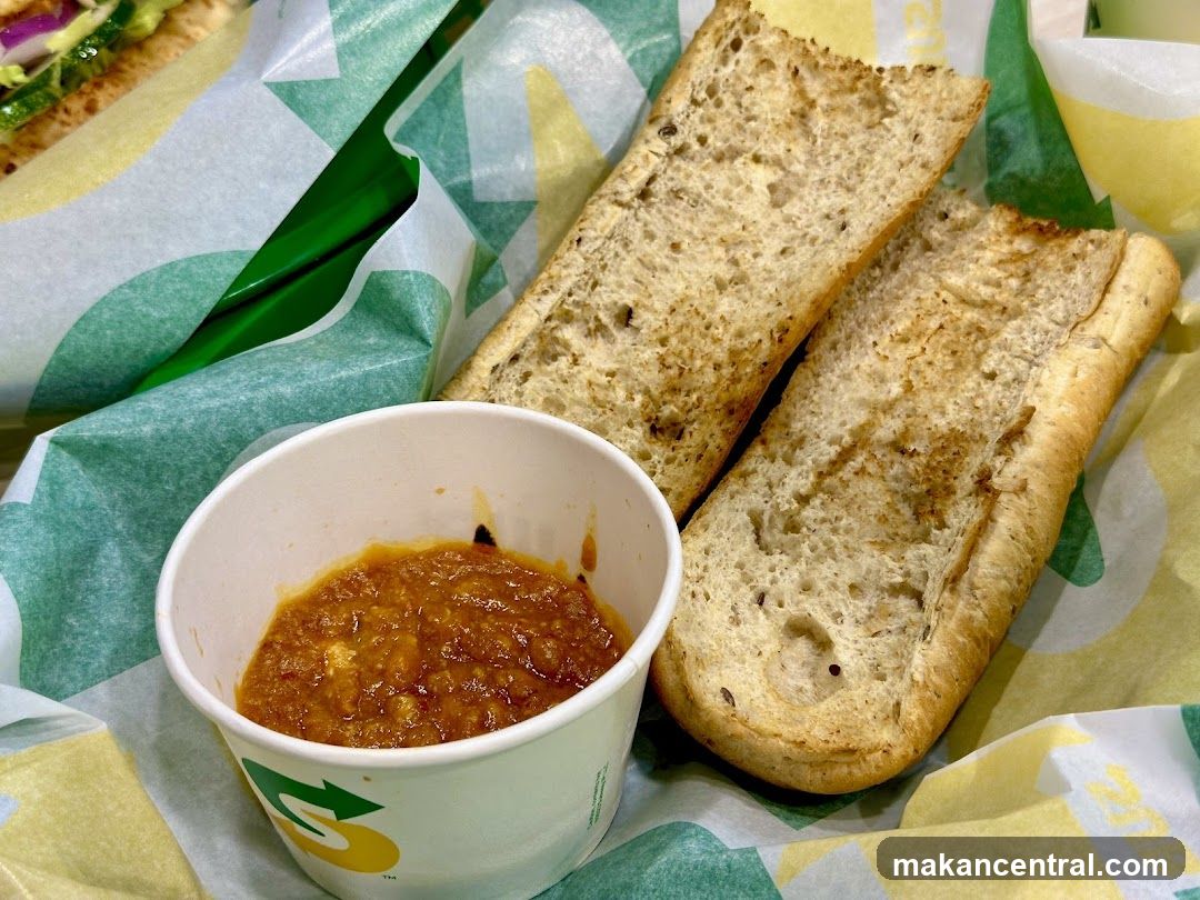 Subway Bread and Sauce