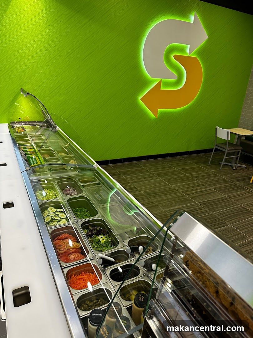 Subway Toppings Bar