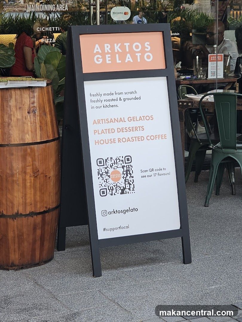 Arktos Gelato A-Frame Sign