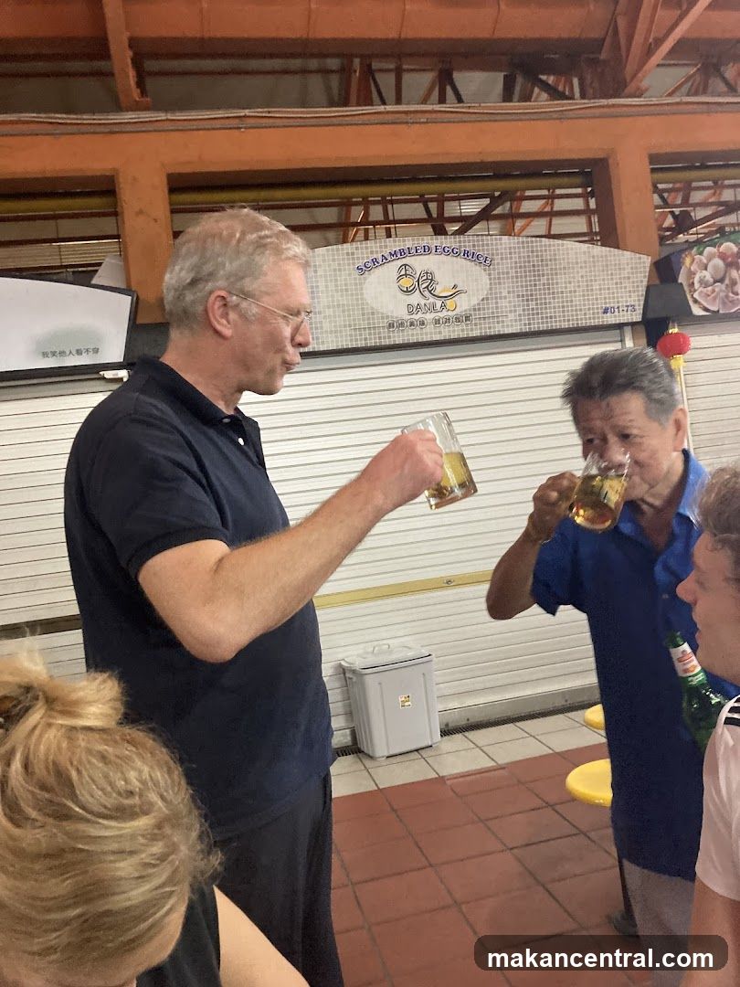 People toasting with beer