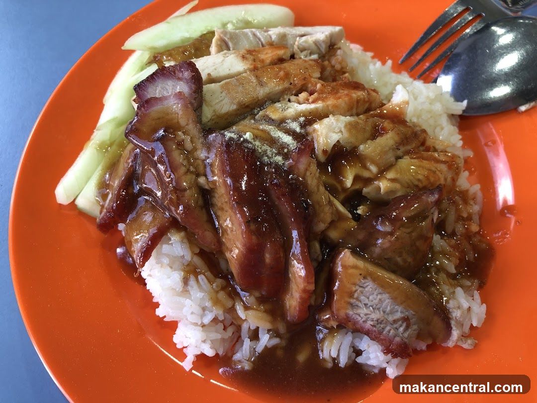 Roast Pork and Chicken Rice