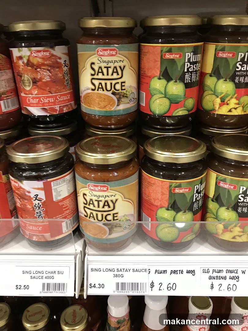 Sauce Jars on Shelf