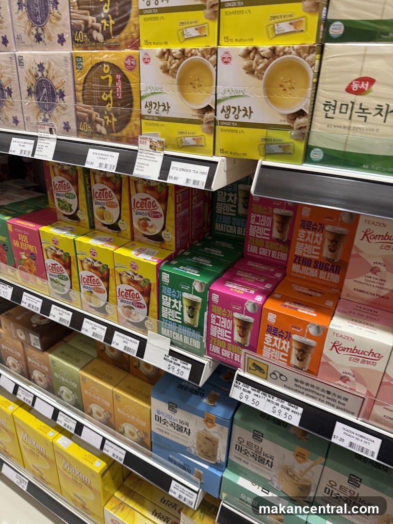 Assortment of Teas and Beverages