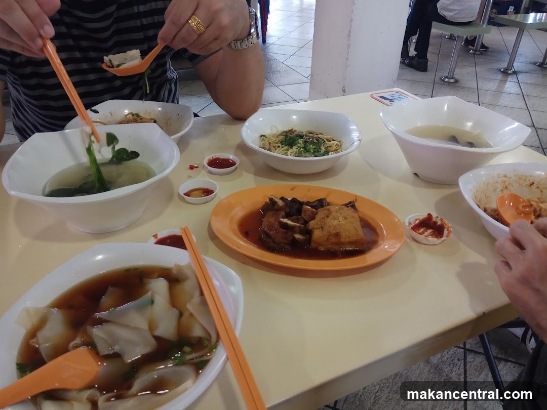 Food on a table