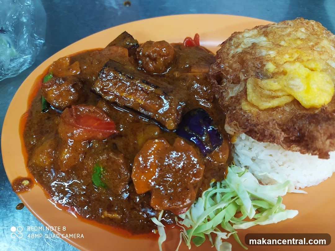 Curry with Rice and Fried Egg