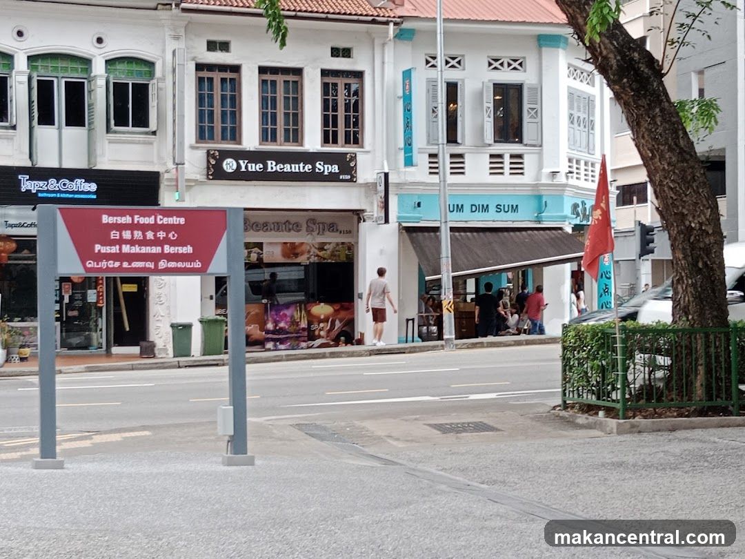 Street Scene with Shops and Signage